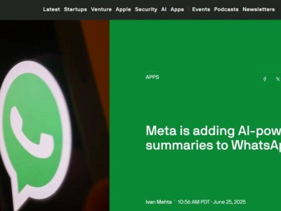 WhatsApp将迎来AI摘要功能，用户隐私安全获保障