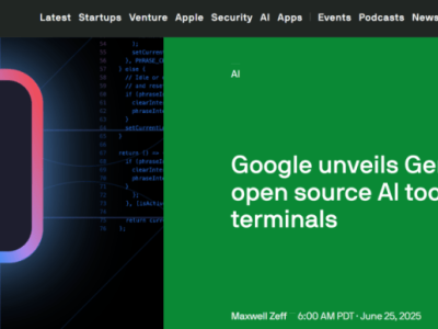 谷歌发布Gemini CLI：AI赋能开发者，终端界面迎来智能升级