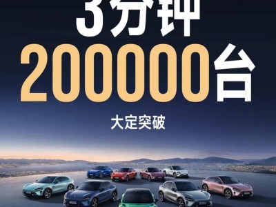 小米YU7首发3分钟大定破20万，销量火爆远超预期