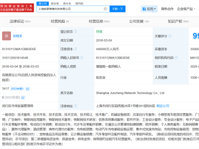哈啰出行关联公司法定代表人变更
