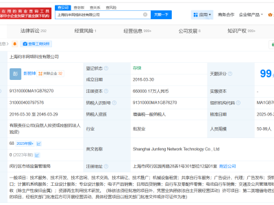 哈啰出行旗下上海钧丰网络科技，注册资本增至66亿！