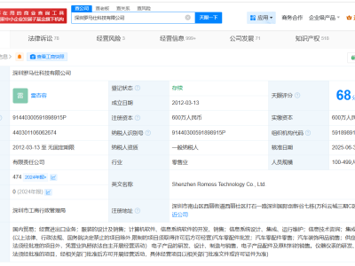 罗马仕公司大动作！法定代表人雷社杏卸任，新任人选已确定