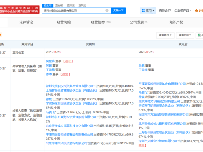 火橙创业加速器董事变动，吴世春、陈玮卸任新动向