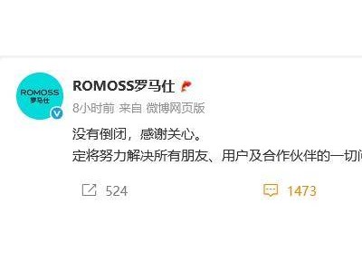 罗马仕深夜回应：未倒闭，正努力解决用户问题，近期频繁变更法人引关注