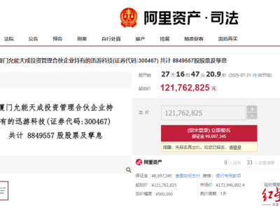 迅游科技大股东持股遭法拍，逾千万股淘宝上架，内斗风波后何去何从？