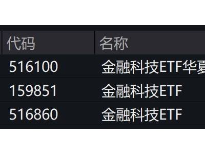 金融科技股集体下挫，ETF跟跌2%，布局机遇何在？
