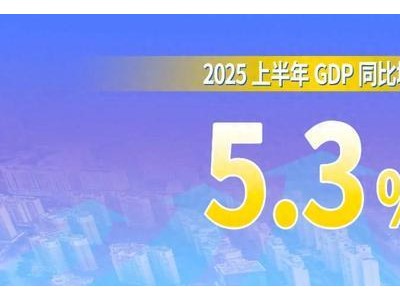 上半年经济成绩单公布：5.3%！