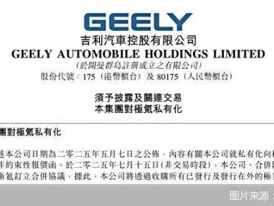 吉利与极氪合并私有化，“一个吉利”战略加速落地