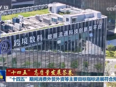 "‘十四五’成绩单：消费外贸外资亮点纷呈，高质量发展稳步前行"