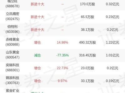 国泰双利A中报揭秘：陈志华重仓山金国际，持股变动引关注