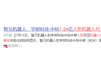 宇树科技冲刺IPO，独家“供应+参股”黑马股或将崛起