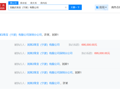 刘晓庆珠宝公司被刘晓庆申请限消