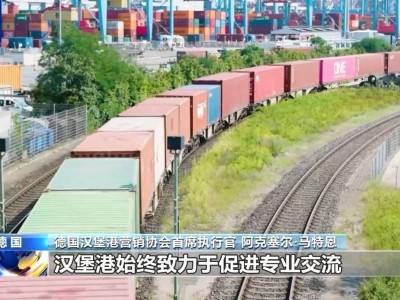 汉堡港CEO：中国连续多年稳居其最大贸易伙伴地位