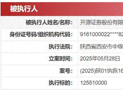 开源证券1.26亿执行案曝光，IPO梦碎，合规风控何去何从？