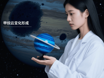 天王星“蓝胖子”身上的神秘暗斑：甲烷云变幻莫测的短暂印记