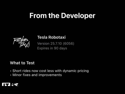 特斯拉Robotaxi新计费模式：按里程收费，11英里仅需约13.7美元