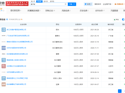 黄子韬卸任执行董事，名下15家公司现状如何？多家经营异常引关注