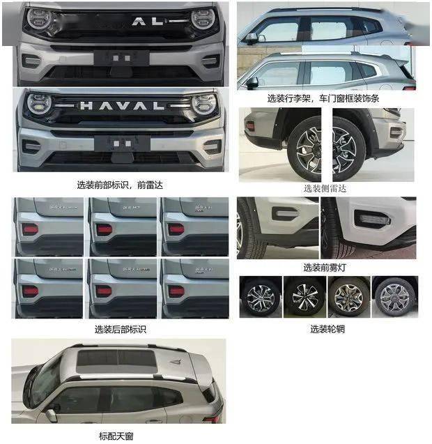哈弗二代大狗Hi4版新车型尾部