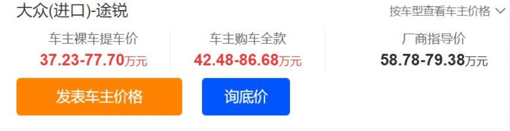 途锐车型图