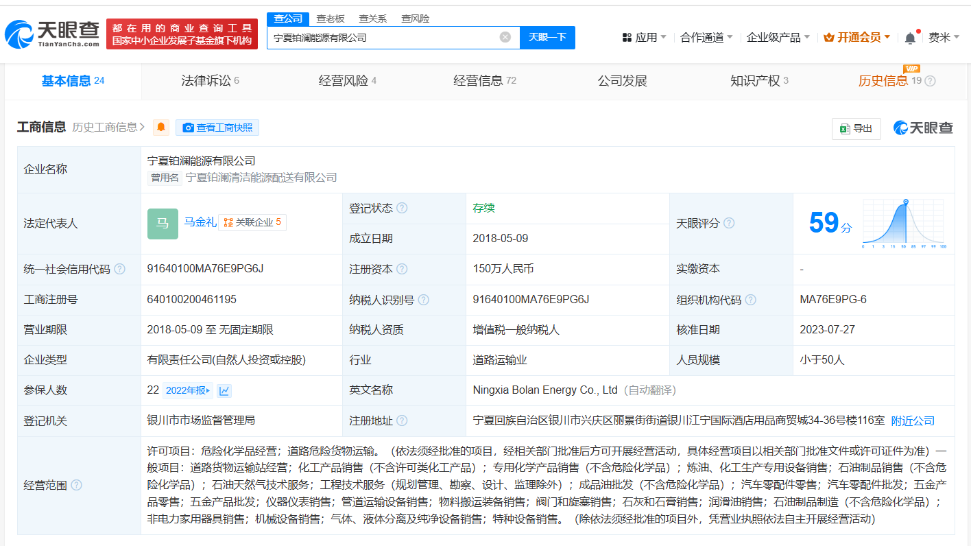 企业股东信息
