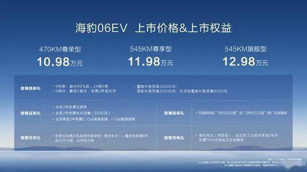 海豹06EV侧面图
