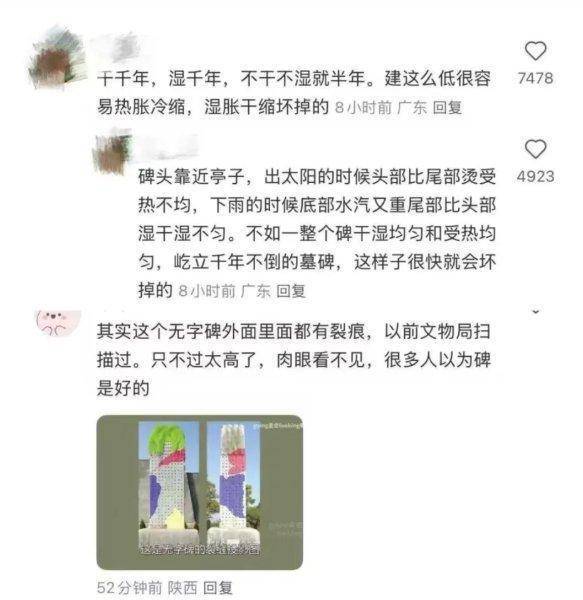 无字碑现状