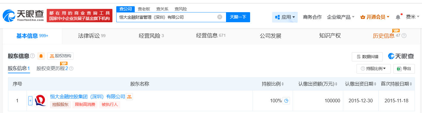 恒大集团相关新闻报道