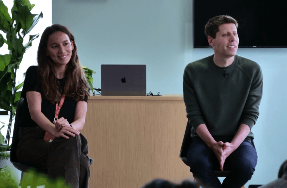 Mira Murati与Sam Altman