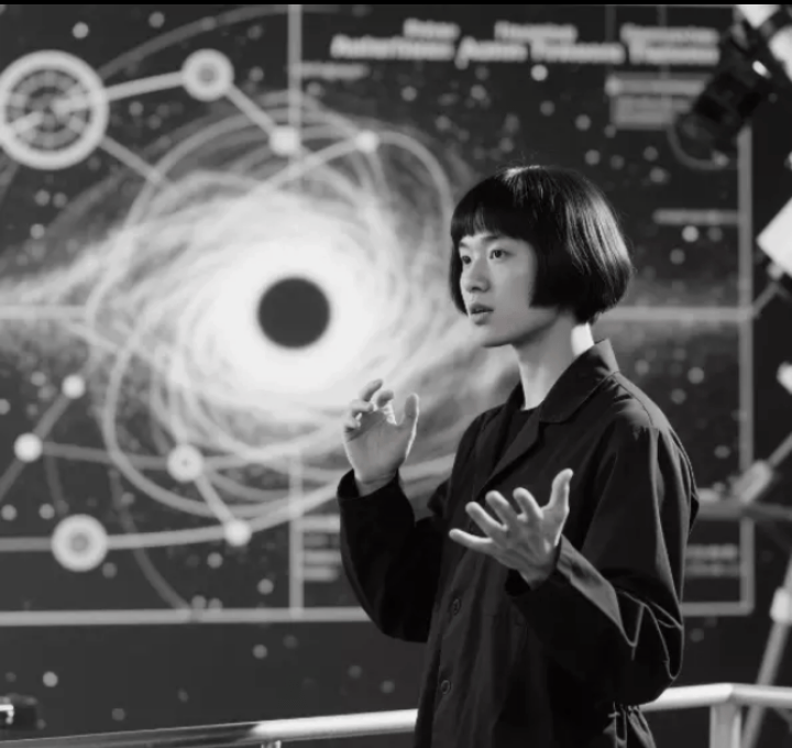 宇宙中的白洞想象图