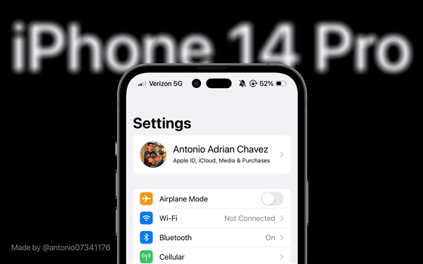 形似横置感叹号?曝iPhone 14 Pro采用双挖孔屏幕:老外吐槽太古怪