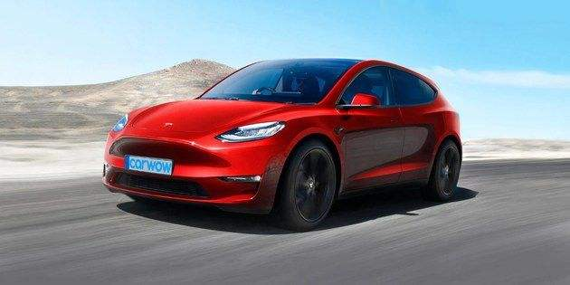 特斯拉2.5万美元车型渲染图