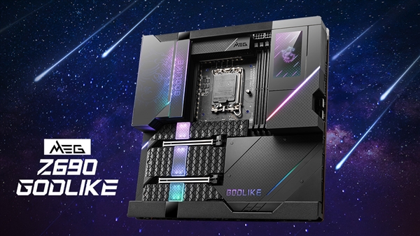 微星最豪华MEG Z690 GODLIKE主板正式开卖:售价2099美元