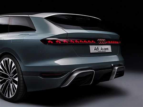 续航700不虚标 奥迪A6 Avant e-tron概念车发布:史上最帅纯电旅行车