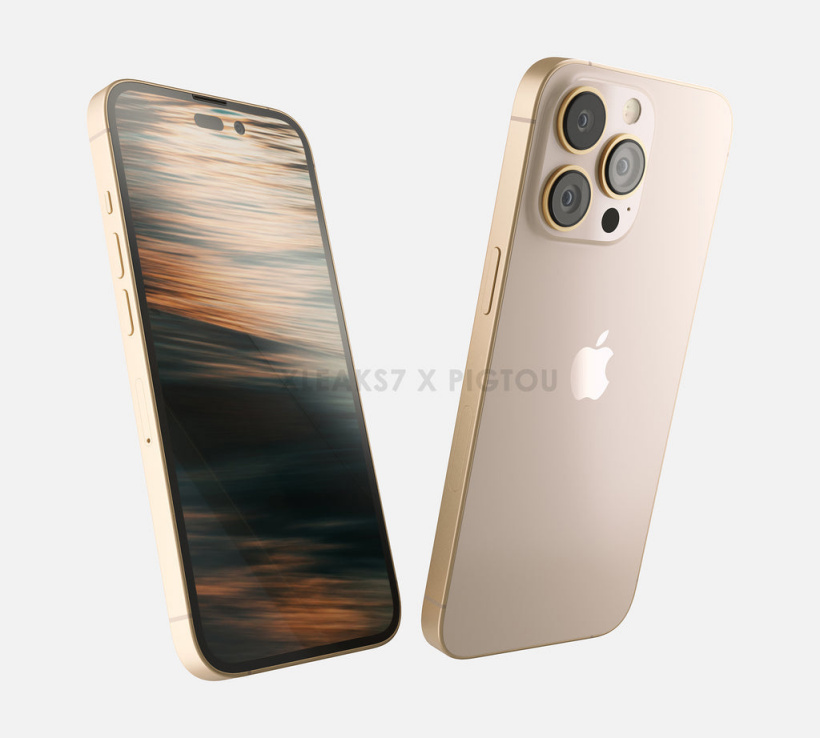 苹果 iPhone 14 Pro 金色