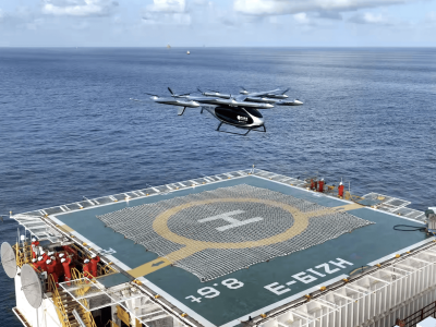 峰飞凯瑞鸥eVTOL：开创海上石油平台物资运输新纪元！