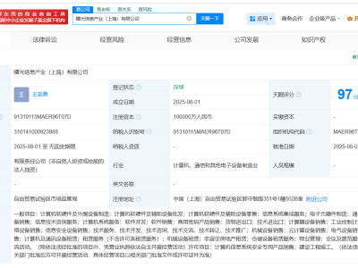 中科曙光沪上布局信息产业，新公司注册资本高达10亿