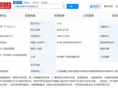 抖音子公司百万资金落户江西，新科技企业涉足电视剧制作领域
