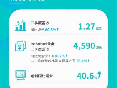 文远知行Robotaxi业务飙升，跨国布局加速，二季度营收创新高