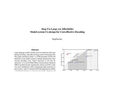 Step-3：颠覆性AI模型，低成本高效能引领AI新时代
