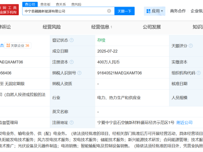 吉利宁夏布局新能源，新公司注册资本达400万