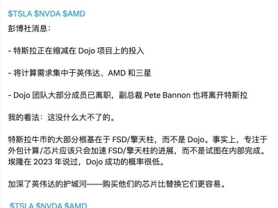 马斯克详解特斯拉AI芯片战略，Dojo项目解散引关注