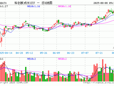 科创板成长ETF开盘微跌0.42%，重仓科技股表现分化