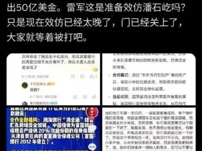 小米回应雷军被传向海外转出50亿美金：已取证并启动司法程序