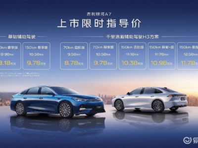 吉利银河A7上市火爆，8万起售续航超2100公里，高性价比引热议