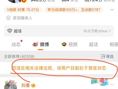 传媒高管刘春微博账号遭禁言，曾任多校兼职教授