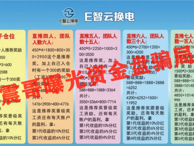 E智云换电真相揭秘：新能源风口下的资金盘陷阱