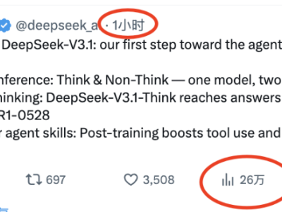 DeepSeek-V3.1低调发布，以高效智能体能力赢得市场好评