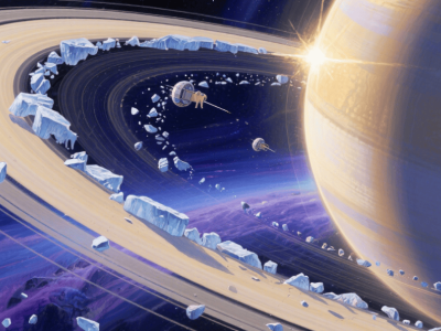 土星光环之谜：宇宙中的璀璨项链与引力舞蹈