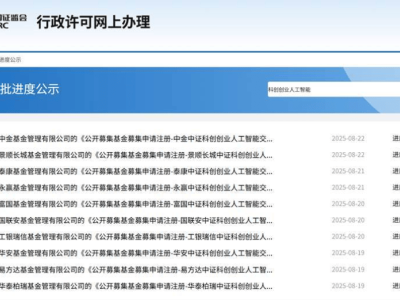 首批科创创业AI ETF上报，聚焦基础资源、技术及应用领域