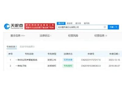 宇树科技陷发明专利权纠纷，将于2025年8月26日开庭审理